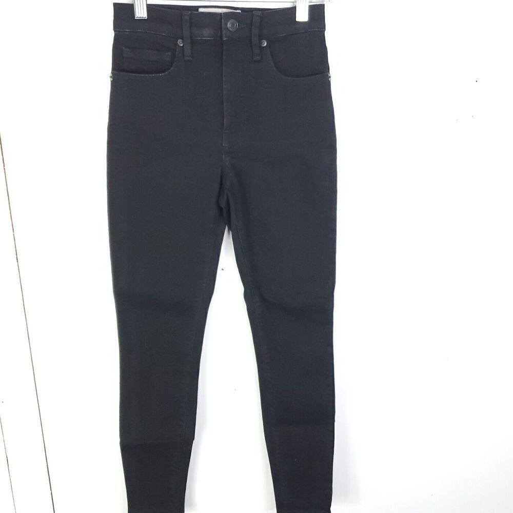 Everlane Jeans Womens 24 Ankle High Rise Skinny Black Stretch Capsule Office